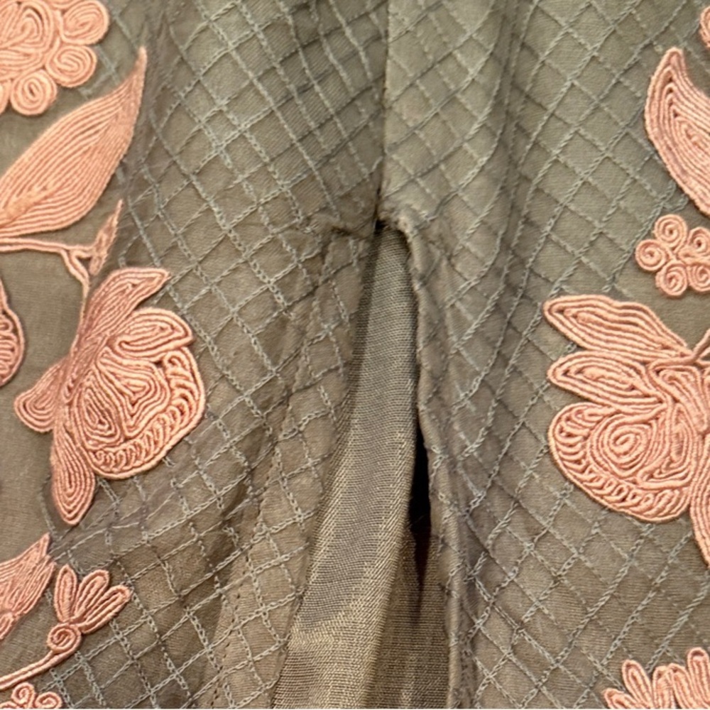 Beautiful embroidered Pink Floral Dress (Anthropologie) by Pankaj & Nidhi. - Picture 7 of 10
